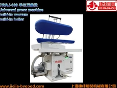 Waschmaschine, Handwerk, Trockendampfpresse, Stoffpressmaschine, eingebauter Dampfkessel und Vakuumgerät