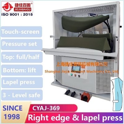 Touch Screen Blazer-Anzugs-Bügelmaschine-Revers-Rand-Bügelpresse für Jacken-Kleid