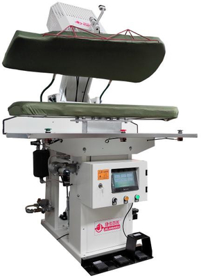 Blazer-Anzugs-vertikaler Dufflecoat-Pressmaschine mit linkem hinterem Dampf-Heizsystem