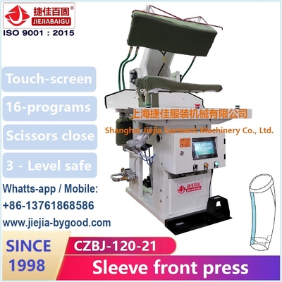 Klagen-Ärmel-Ellbogen und Front Dress Press Machine Touch Sreen PLC