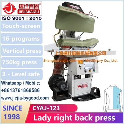 Dampf-Hitze-Smokinghemd-Presse-Maschinen-Farbtouch Screen Plc