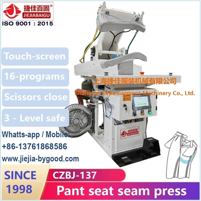 Erweiterte Hosenpressmaschine mit Italien Dampffülle und automatische LED-PLC-Steuerung