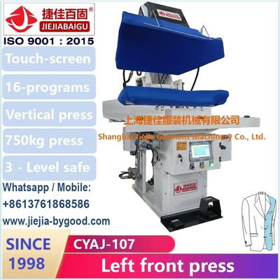 Anzug Jacke Bügelpressmaschine Vertikalpressmaschine Buck Abstand verstellbar