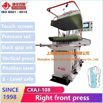 Vertikale automatische Maschine der Presse-1500W für Kleidung 0.4-0.6MPa
