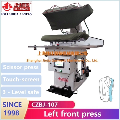 Automatisches Touch Screen Jacken-Pressmaschine PLC-Dampf-Heizsystem