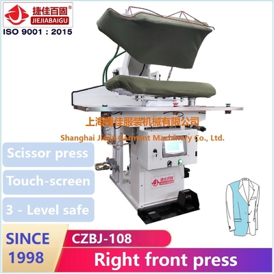 Automatisches Touch Screen Jacken-Pressmaschine PLC-Dampf-Heizsystem