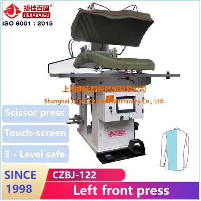 Automatisches Touch Screen Jacken-Pressmaschine PLC-Dampf-Heizsystem