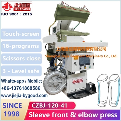 Klagen-Ärmel-Ellbogen und Front Dress Press Machine Touch Sreen PLC