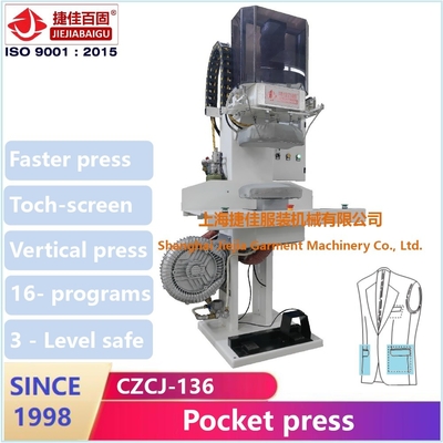 Bekleidungsmaschine zum senkrechten Pressen von Anzugsjacken und Kleider in Shanghai Jiejiabaigu