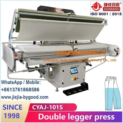 Hosen Doppel-Leger-Pressmaschine Vertikalpresse Touchscreen Stretchrahmen